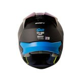 CASCO INTEGRAL SHAFT 560 EVO NEGRO+AZUL IRIDIUM