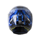 CASCO ABIERTO SHAFT 562 TOXIC NEGRO+AZUL