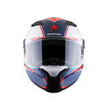 CASCO INTEGRAL SPARTAN FENIX SLAB BLANCO+AZUL