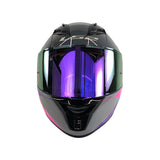 CASCO INTEGRAL LS2 FF806 RAZOR GRIS+FUCSIA