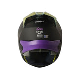 CASCO INTEGRAL SHAFT 560 EVO PLANO NEGRO+MORADO