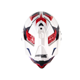 CASCO MULTIPRO SHAFT_PRO MX400 DV AVENGER BLANCO+ROJO