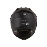 CASCO MULTIPRO SHAFT_PRO MX400 DV PLANO NEGRO+MORADO