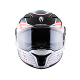 CASCO INTEGRAL SPARTAN DIM BLANCO+AZUL+ROJO