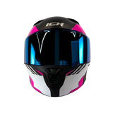 CASCO ABATIBLE ICH 3120 WESTSAY NEGRO+FUCSIA