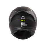 CASCO INTEGRAL XONE X-500 RS PLANO NEGRO+AMARILLO NEON
