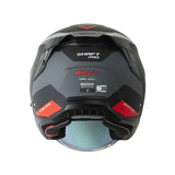 CASCO ABIERTO SHAFT 343 R BACT NEGRO+ROJO