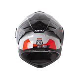 CASCO ABATIBLE HRO 3480DV_EVO NOSK GRIS+ROJO