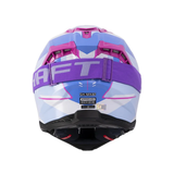 CASCO CROSS SHAFT MX60 JOUKAR AZUL ROSADO