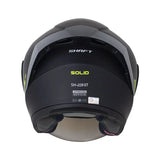 CASCO ABIERTO SHAFT 226 GT PLANO NEGRO+AMARILLO