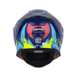 CASCO INTEGRAL HRO 506 SP ROUGH AZUL+ROJO