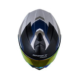 CASCO ABATIBLE SHAFT PRO 4000DV EVO THUON GRIS+AZUL