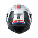 CASCO INTEGRAL LS2 FF818 SPORTY AZUL+ROJO