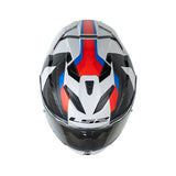 CASCO INTEGRAL LS2 FF818 SPORTY AZUL+ROJO