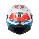 CASCO INTEGRAL LS2 FF818 KOMAI AZUL+ROJO
