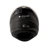 CASCO INTEGRAL LS2 FF810 PLANO NEGRO AZUL IRIDIUM