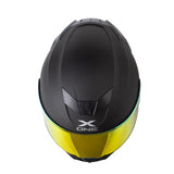 CASCO INTEGRAL XONE X-500 RS PLANO NEGRO+ROJO MATE