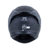 CASCO INTEGRAL XONE X-500 RS SCRAWL GRIS OSCURO+NEGRO