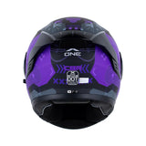CASCO ABATIBLE XONE 3000 RS CBR NEGRO+MORADO