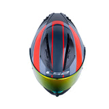 CASCO INTEGRAL LS2 FF806 DEDAL ROJO