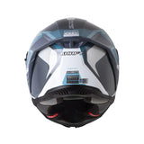 CASCO INTEGRAL SHAFT 598 GTR SPEEDOU GRIS+AZUL