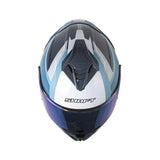 CASCO INTEGRAL SHAFT 598 GTR SPEEDOU GRIS+AZUL