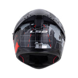 CASCO INTEGRAL LS2 FF806 BEYOND NEGRO+ROJO