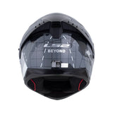 CASCO INTEGRAL LS2 FF806 BEYOND GRIS+BLANCO