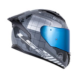 CASCO INTEGRAL LS2 FF806 BEYOND GRIS+BLANCO