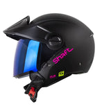 CASCO ABIERTO SHAFT 212 NEGRO+FUCSIA