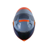 CASCO INTEGRAL SHAFT 526 SP EVO RAIXX GRIS+AZUL
