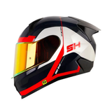 CASCO INTEGRAL SHAFT 560 EVO TEYK AZUL+ROJO