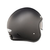 CASCO ABIERTO ZEUS 389 NEGRO MATE