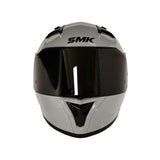 CASCO INTEGRAL SMK STELLAR PLANO GRIS BRILLANTE