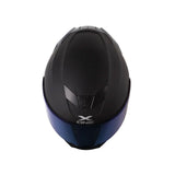 CASCO INTEGRAL XONE X-500 RS PLANO NEGRO+GRIS