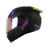 CASCO INTEGRAL SHAFT 560 EVO PLANO NEGRO+MORADO