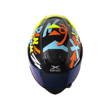 CASCO ABATIBLE XONE 3000 RS STUFF NEGRO+AZUL