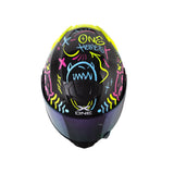 CASCO ABATIBLE XONE 3000 RS POWER NEGRO+AMARILLO NEÓN