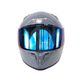 CASCO INTEGRAL SHAFT 504 GRIS+AZUL SMOKE