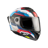 CASCO ABATIBLE MT FU404 SV ATOM 2 BAST A0 BLANCO+ROJO