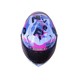 CASCO INTEGRAL SHAFT 526 SP EVO MAZTA AZUL+ROSADO