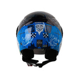CASCO ABIERTO SHAFT 212 BONDO CAMALEON AZUL