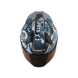 CASCO INTEGRAL SHAFT 560 EVO AZUL+BLANCO