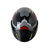 CASCO ABIERTO SHAFT 212 ZOUNTEX GRIS+ROJO