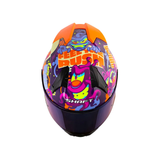 CASCO INTEGRAL SHAFT 560 EVO UNIVERSE MORADO+NARANJA