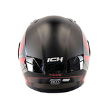 CASCO ABATIBLE ICH 3120 TRADE NEGRO+ROJO