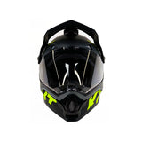 CASCO MULTIPROPÓSITO KONTROL 819 GS NEGRO MATE+GRIS+VERDE NEÓN