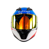 CASCO INTEGRAL LS2 FF806 RAZOR BLANCO PERLA+ROJO