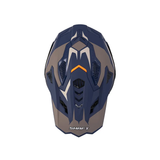 CASCO CROSS SHAFT MX60 JOUKAR AZUL+NARANJA