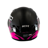 CASCO ABATIBLE ICH 3120 WESTSAY NEGRO+FUCSIA